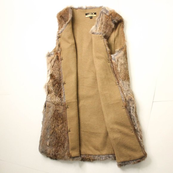 LaRok LUXE Rabbit Fur Vest - Picture 10 of 11